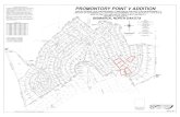 PROMONTORY POINT V ADDITION...promontory point v addition part of the east 112 of the northwest 114 and part of the east 112 of the southwest 114 and part of government lot 1 and part