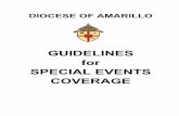 GUIDELINES for SPECIAL EVENTS COVERAGE · rental agreement (sample pg 15). • Quote, buy on-line, and issue the paperwork to the host. ... O Banquet O Exposition O Reunion O Baptism