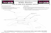 OPERATING INSTRUCTIONS Elite SeriesElite Series OPERATING INSTRUCTIONS 18K & 25K 5TH WHEEL HITCH (1) Provide this Manual to end user. (2) Physically demonstrate hitching and unhitching