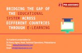 Bridging the gap of the educational system across different countries through E-Learning - Phdassistance.com