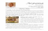 newsletter 0617 colored - Arpana ServicesArpanaservices.org/files/uploads/Arpana Newsletter June 2017.pdfRemembering Papaji Our beloved Dr. J.K. Mehta, Papaji to everyone, was the
