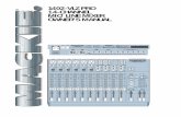 1402-VLZ PRO Owner's Manual - Grateful Dead · 1402-vlz pro 14-channel mic/line mixer owner’s manual l mono l mono l mono l mono line in 7 –8 rr rr line in 9 10 line in 11–12