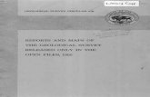 REPORTS AND MAPS OF THE GEOLOGICAL SURVEY RELEASED ONLY IN … · 2010-08-12 · REPORTS AND MAPS OF THE GEOLOGICAL SURVEY RELEASED ONLY IN THE OPEN FILES, 1955 By Benton M. Wilmoth,