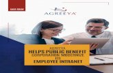 AGREEYA HELPSPUBLIC BENEFIT...speciﬁcally to SharePoint Online. A switch to the newest version of SharePoint and re-branding would beneﬁt the Corporation towards the betterment