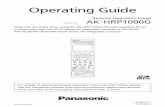 Operating Guide - Panasonic USA...Connections Set the connection setting to [Serial(AW3)] or [LAN(AW3)] in the [CONNECT SETTING] menu. 0ä0ð0ï0ï0æ0ä0õ0Á0ô0æ0õ0õ0ê0ï0è0Ò0Á0Ð0Á0Ò0Ò