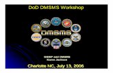 DoD DMSMS Workshop · 2017-05-19 · DoD DMSMS Workshop. Agenda zOverview of GIDEP zGIDEP DMSMS Tools zUrgent Data Request (UDR) zBatch Match zObsolescence Data Repository zGIDEP