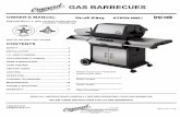 GAS BARBECUES - Datatailmedia.datatail.com/docs/manual/48248_en.pdfGAS BARBECUES OWNER'S MANUAL FOR USE WITH L.P. GAS (LIQUIFIED PETROLEUM GAS) IN CANADA - PROPANE GAS ANSI Z21.58b-2006
