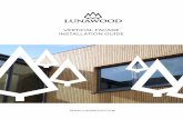VERTICAL FACADE INSTALLATION GUIDE - Lunawood€¦ · facade to be finished with minimum water-based sur-face treatment prior or after installation. Please consult local paint manufacturer