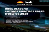 S lss 12 t sis Sol ti r 2015 St 1 - KopyKitab · S lss 12 t sis Sol ti r 2015 St 1 The Practice Paper is a product of CBSE Class 12th Board exam experts of jagranjosh. com, an online