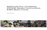 National Fire Academy FESHE Model Curriculum EMS (Non …...National Fire Academy . FESHE Model Curriculum . EMS (Non-Core) January 2018 ... Describe strategies for educational planning