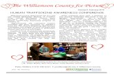 The Williamson County fce Picture - University of Tennessee · The Williamson County fce Picture Volume 8, February 2018 HUMAN TRAFFICKING AWARENESS CONFERENCE Williamson County Association
