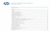 USING PROACTIVE ALERTS - Hewlett Packardh10032. · HP Web Jetadmin checks devices that have active subscriptions every day to ensure the trap table is still populated with the HP
