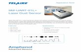 Telaire SM-UART-01L Dust Sensors · Telaire SM-UART-01L+ Laser Dust Sensor detects dust particle concentration in air by using an optical sensing method. A laser light emitting diode