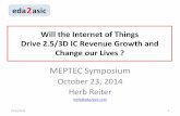 asic Will the Internet of Things Drive 2.5/3D IC Revenue ... - Reiter.pdf · eda 2 asic Will the Internet of Things Drive 2.5/3D IC Revenue Growth and Change our Lives ? MEPTEC Symposium