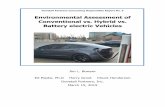 Environmental Assessment of Conventional vs. Hybrid vs. Battery … · 2020-02-10 · 3 Environmental Assessment of Conventional vs. Hybrid vs. Battery electric Vehicles Executive