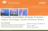 Possible Australian Energy Futuresceem.unsw.edu.au/sites/default/files/event/documents/macgill - aper… · Australian residential energy prices index (Australian Energy Statistics