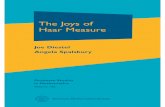 The Joys of Haar Measure - American Mathematical Society · Next, in the chapter on Banach and measure theory, we present Banach’s proof on the existence of an invariant measure