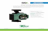 0015e3 ECM High-Efficiency Circulator · Taco 0015e3™ is a variable speed, high-efficiency wet rotor circulator with an ECM permanent magnet motor. It’s ideal for hydronic systems