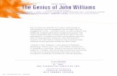 POPS THREE The Genius of John Williams · John Williams In a career that spans five decades, John Williams has become one of America’s most accomplished and successful composers