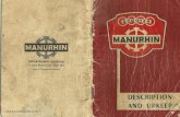 Manurhin Owners Manual. English · 2011-09-28 · You have just purchased a Manurhin Scooter. Whether you are a beginner, or o seasoned motorcycle or a scooter rider, it is in your