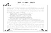 The Grace Vine Following are a few hymn lyrics and prayers which might be useful to help us keep focused