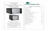 Tranquility Coaxial Water-to-Water Table of Contents (TCW ......Unit Physical Data Residential Tranuility Water-to-Water TCW Series - HFC-10A PublishedAugust 21, 201 6 Geothermal Heating