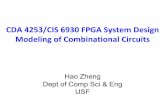 CDA 4253/CIS 6930 FPGA System Design Modeling of ...haozheng/teach/cda4253/slides/vhdl-2.pdfVHDL Modeling Styles Components and interconnects structural VHDL Descriptions dataflow