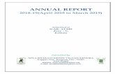 REVISED PROFORMA FOR ANNUAL REPORT...ANNUAL REPORT 2018-19(April 2018 to March 2019) Submitted to ICAR- ATARI Zone – V, Kolkata Submitted by SEVA BHARATI KRISHI VIGYAN KENDRA Kapgari,