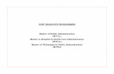 POST GRADUATE PROGRAMMES Master of Public Administration …lkouniv.ac.in/pdf/publ_admint_08122016.pdf · 2016-12-08 · Computer Languages Unit - II : Computer Operating System: