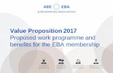 Value Proposition 2017 - EBA AssociationEBA Value Proposition 2017 2 Introduction Evolving customer needs and expectations –In the market of one, customers expect highly individualised