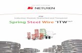 ITW Induction Heated, Quenched and Tempered...“Induction Heated Quenched and Tempered Wire”, which has a high strength such as 2,000MPa (290ksi) and suitable for the cold forming
