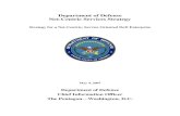 Net-Centric Services Strategy - U.S. Department of DefenseNet-Centric Services Strategy Strategy for a Net-Centric, Service Oriented DoD Enterprise ... the way Information Technology
