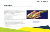 Design - Atkins/media/Files/A/Atkins... · 2012-06-06 · Our experience at a glance Case study – A380 Flaps Since the end of 2004 Atkins has been working on the Airbus A380 programme.