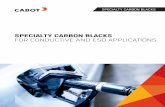 SPECIALTY CARBON BLACKS FOR CONDUCTIVE AND ESD …/media/files/brochures/...SPECIALTY CARBON BLACKS FOR CONDUCTIVE AND ESD APPLICATIONS Surface smoothness The cleanliness of the carbon