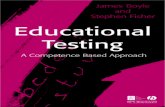 Educational Testing : A Competence-based Approach Text for the … · Educational Testing A Competence-Based Approach Text for the British Psychological Society’s Certiﬁ cate