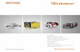 SHORTFORM CATALOG - Kuebler 3 Shortform Catalog Kübler Short Profile • ur pulses for innovation O P. 4 • Our product portfolio P. 5 Position and Motion Sensors P. 7• Incremental