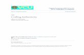 Theses and Dissertations Graduate School 2009 Crafting Authenticity · 2017-01-13 · Theses and Dissertations Graduate School 2009 Crafting Authenticity Allison N. Schumacher ...