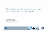 Biofuels and passenger cars – today and tomorroweeas.europa.eu/archives/docs/energy/events/bio... · Biofuels and passenger cars – today and tomorrow Jan Åke Jonsson Managing