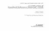 Certification of Standard Reference Material 2193b€¦ · Solution and Electrode Preparation Homogeneity buffer solution preparation The homogeneity assessment was performed prior