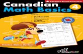 Canadian Math Basics Grade 4 © Chalkboard Publishing ...€¦ · 6 © Chalkboard Publishing Extending Patterns (continued) 2. Create a growing pattern. Write the rule, then extend