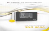 GAS DETECTION SYSTEM SDG 6000 - Polon-Alfa · PSG-6103 < 250 μA Type of the sensor: PSG-6001, PSG-6002 solid-state PSG-6003/PSG-6103 electromechanical Sensor’s lifeti me max 10