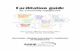 Facilitation guide FINAL - Racial Equity Tools · Facilitation guide for community engagement 4 Acknowledgements This facilitation guide is produced by the National Gender & Equity