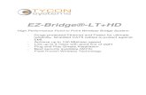 EZ-Bridge®-LT+HD - Tycon Systems Inc Manuals/8000011 EZ … · EZ-Bridge®-LT+HD High Performance Point to Point Wireless Bridge System ... above .253 replaces .xxx . If your computer
