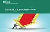 Paying for Performance - BCG · 2 Paying for Performance Consumer products manufacturers continue to spend heavily on trade. To gain insights into benchmarks and best practices, BCG