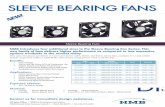 SLEEVE BEARING FANS - Sager Electronics … · SLEEVE BEARING FANS NMB Introduces four additional sizes to the Sleeve Bearing Fan Series. This new family of fans delivers higher performance