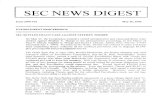 SEC NEWS DIGEST · SEC NEWS DIGEST Issue 2000-102 May 30, 2000 ENFORCEMENT PROCEEDINGS SEC SETTLES FRAUD CASE AGAINST STEPHEN THORPE On May 25, the Commission entered a settled administrative