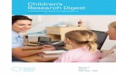 Children’s Research Digest€¦ · 2 Children’s Research Digest Vol. 4 (2) 3 It is with our great pleasure to present you this issue of the Children’s Research Digest, focusing