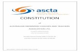 CONSTITUTION - ascta.com · Constitution, the By-Laws and any directive of the Board, the CEO has power to perform all such things as appear necessary or desirable for the proper