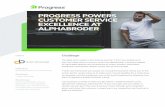 PROGRESS POWERS CUSTOMER SERVICE EXCELLENCE AT …€¦ · Jerzees® and Bella + Canvas® to an extensive assortment of retail brands including adidas® Golf, Champion®, Russell