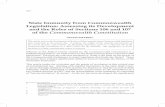 State Immunity from Commonwealth Legislation: Assessing ...classic.austlii.edu.au/au/journals/UWALawRw/2012/23.pdf · State Immunity from Commonwealth Legislation: Assessing its Development